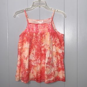 Cat & Jack Girl’s Smocked Tie Dye Summer Tank Top Size L (10/12)